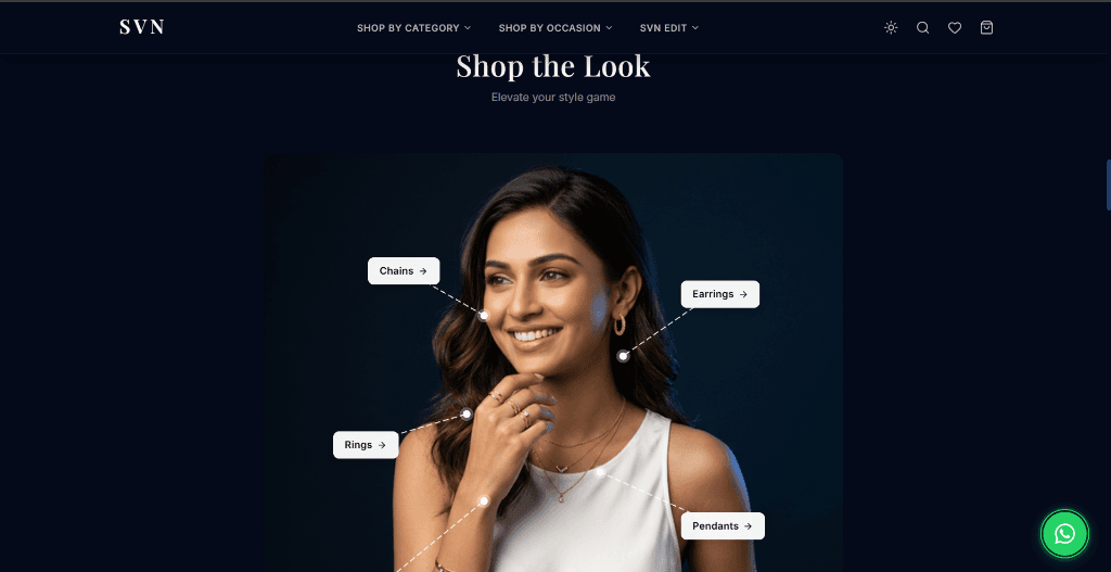 SVN Jewellery — AI-Powered Full-Stack E-Commerce Platform screenshot